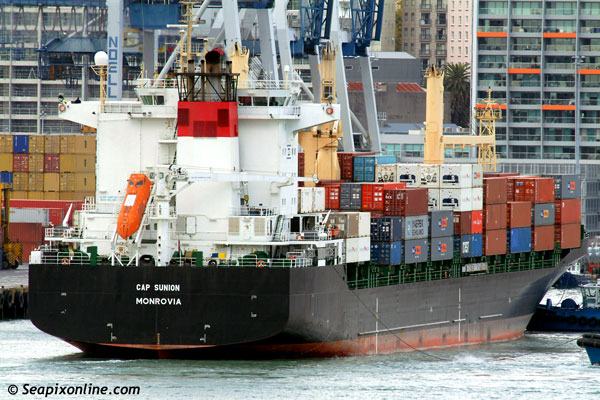 Cap Sunion, Bonavia, Safmarine Maluti, Maersk Algeciras, Contship Auckland 9064334 ID 10